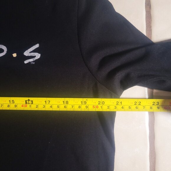 NWT Friends Long Sleeve Hoodie Black Television Series - Women's Size M - Picture 7 of 9